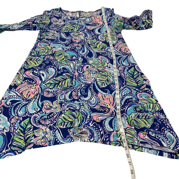 Lilly Pulitzer Edna Swing Dress in Hanging‎ With Fronds Print Size M - Picture 7 of 7